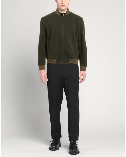 Exte Green Military Jacket Polyester, Viscose, Wool for men