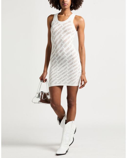 Just Cavalli White Mini Dress