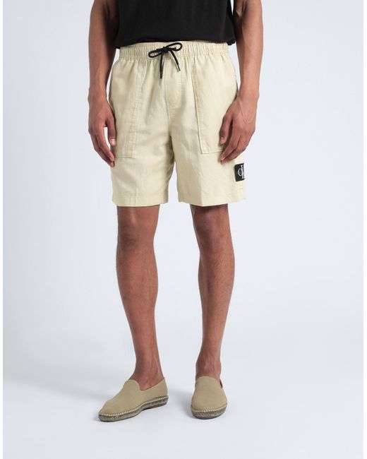 Shorts E Bermuda di Calvin Klein in Natural da Uomo