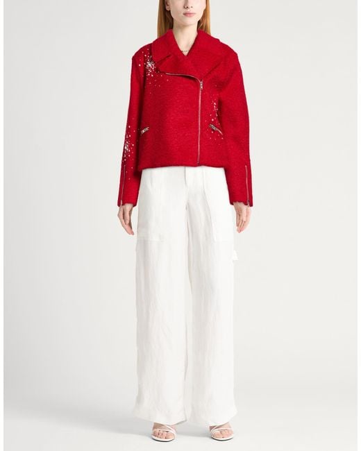 DES_PHEMMES Red Shearling & Teddy