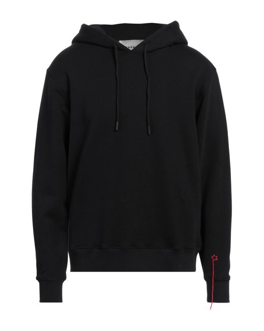 Felpa di Amaranto in Black da Uomo
