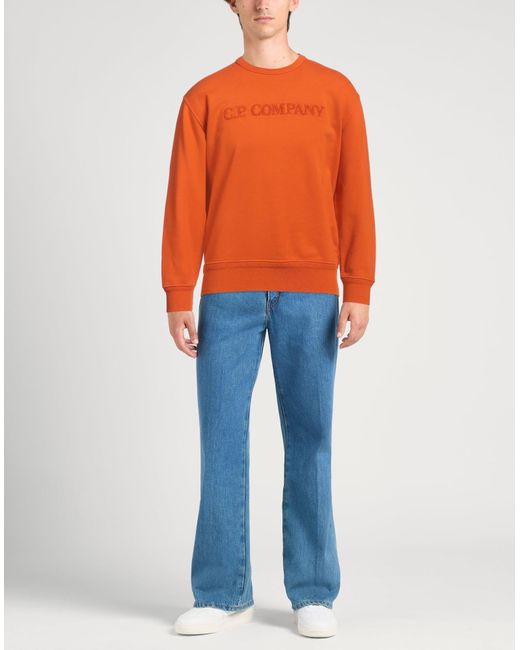 C P Company Orange Sweatshirt for men