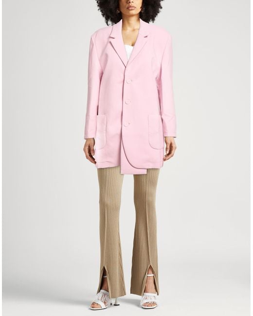 Plan C Pink Blazer Polyester