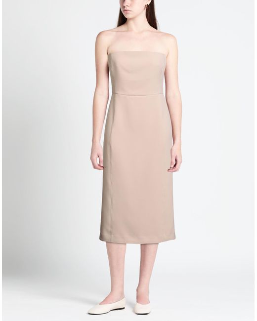 Vestito Midi di Rebel Queen in Pink