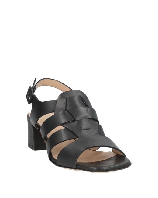 Luca Grossi Black Sandals