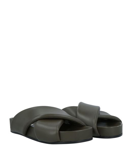 Jil Sander Green Sandals for men