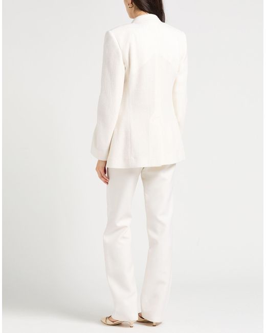 Chloé White Blazer Virgin Wool, Cashmere