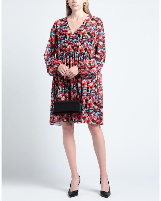 Twinset Red Midi Dress