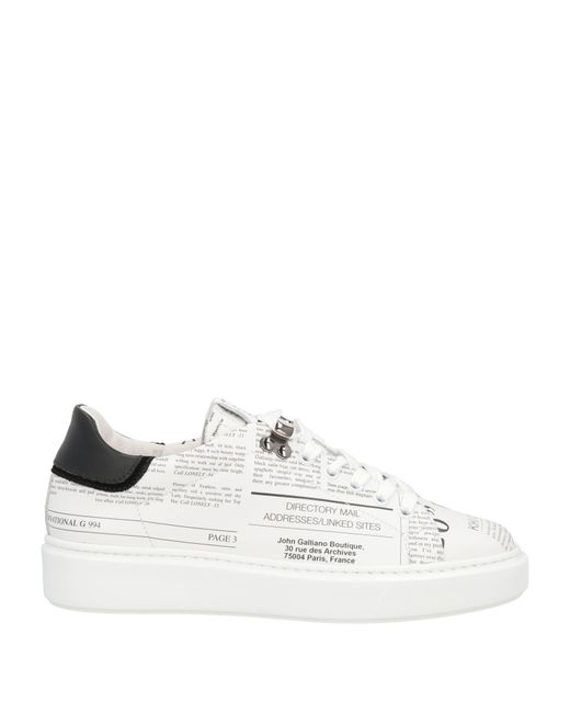 John Galliano White Trainers