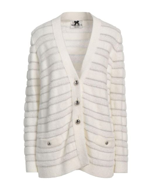 No Secrets White Strickjacke