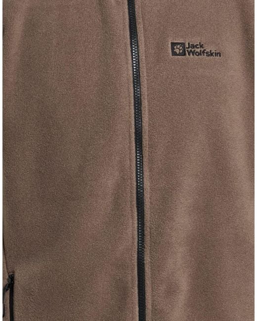 Jack Wolfskin Brown Vest Polyester for men