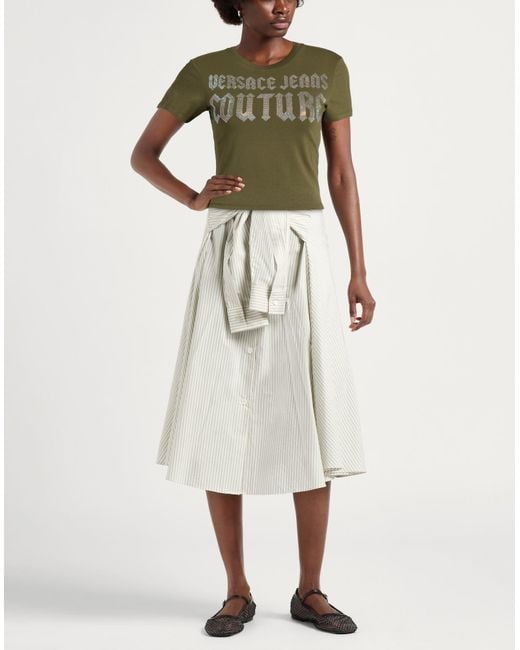 Versace Jeans Couture Green T-Shirts