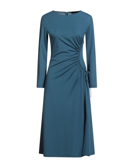Weekend by Maxmara Blue Midi-Kleid