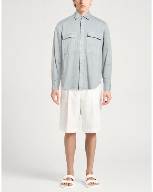 Rag & Bone Blue Light Shirt Cotton, Lyocell for men