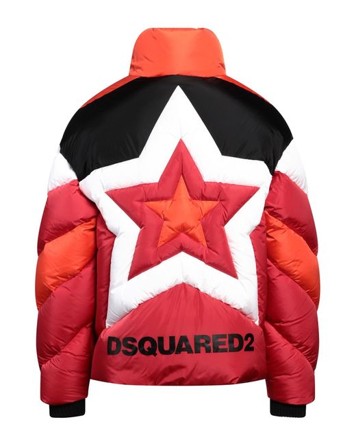 DSquared² Red Puffer for men