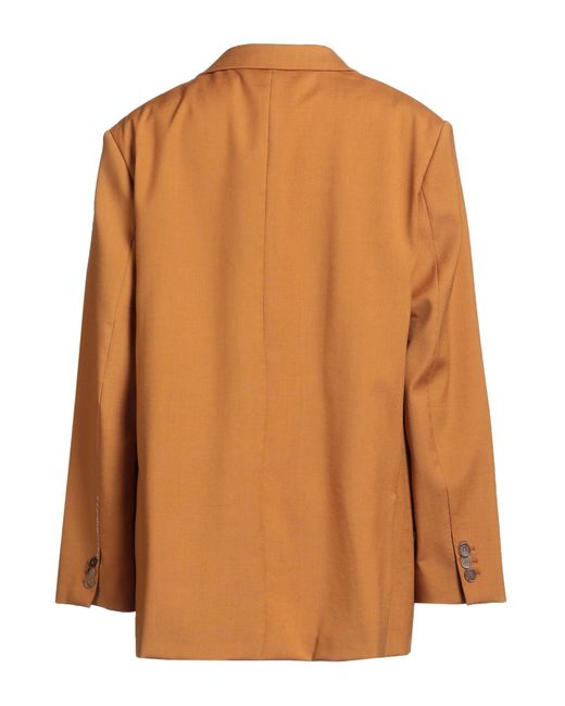 Marni Brown Blazer Virgin Wool, Mohair Wool