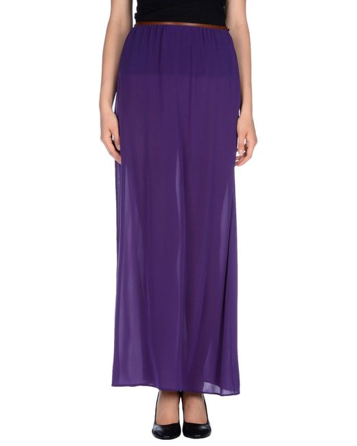 Purple Long Skirt 34
