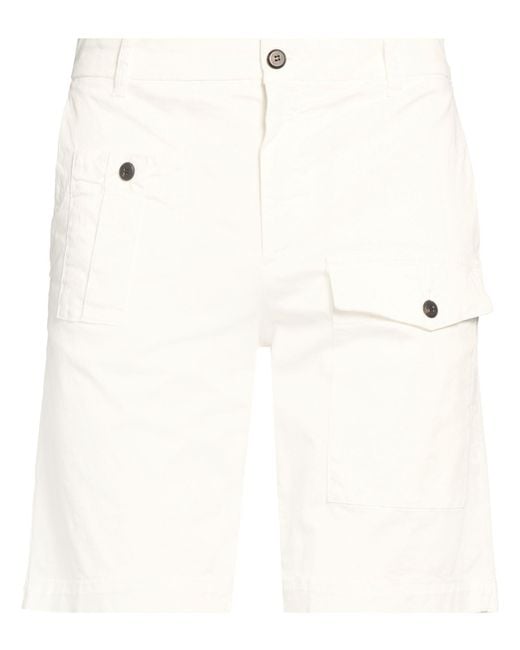 Eleventy Natural Shorts & Bermuda Shorts Cotton, Elastane for men