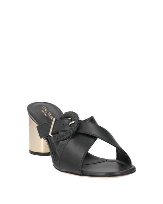 Baldinini Black Sandals
