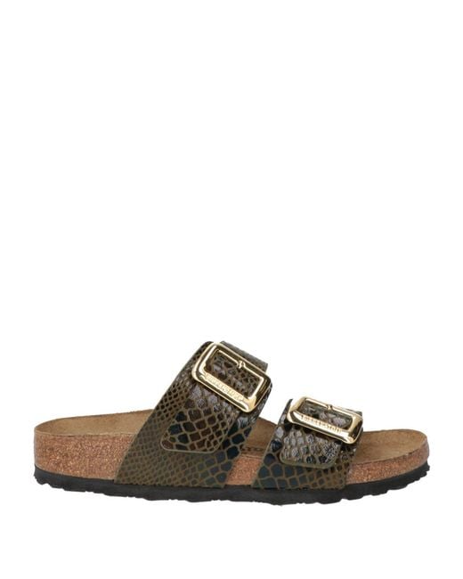Birkenstock Brown Sandals Textile Fibers