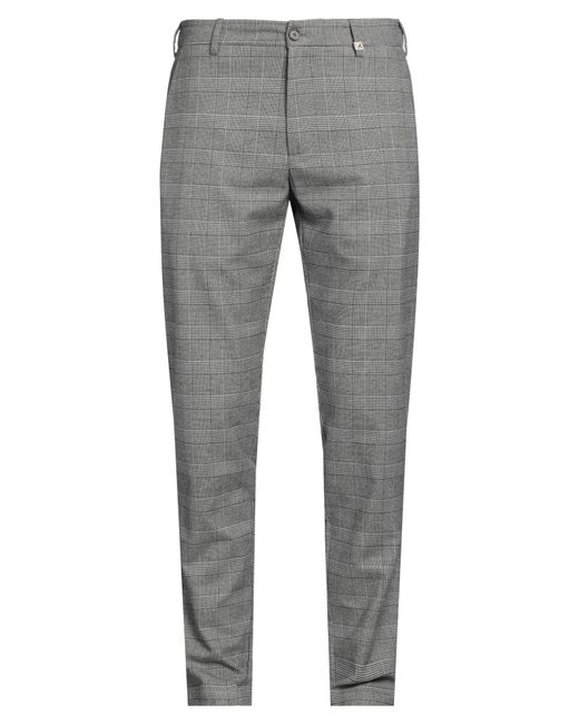 Myths Gray Pants Polyester, Viscose, Elastane for men