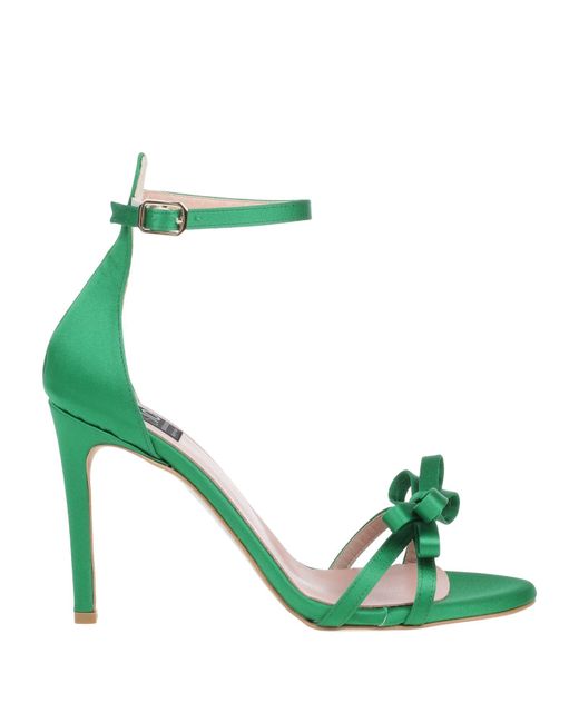 Islo Isabella Lorusso Green Sandals Textile Fibers