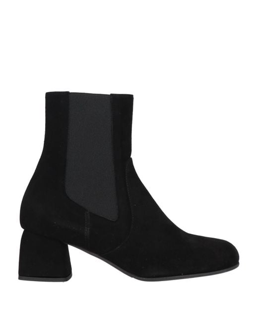Bruglia Black Ankle Boots Leather