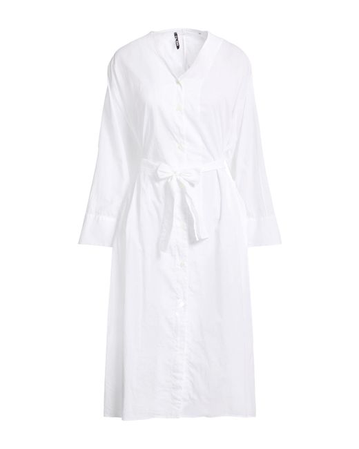 Caliban White Midi Dresses