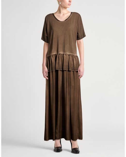 Uma Wang Brown Maxi Dress