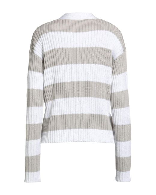 Brunello Cucinelli White Cardigans