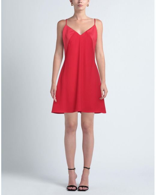 CoSTUME NATIONAL Red Mini Dress