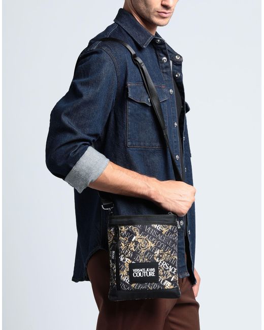 Versace Jeans Couture Black Cross-Body Bags for men