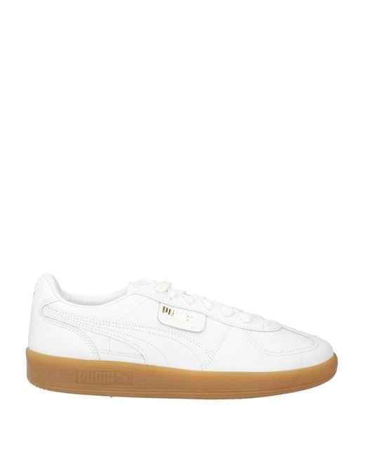 PUMA White Sneakers Leather for men