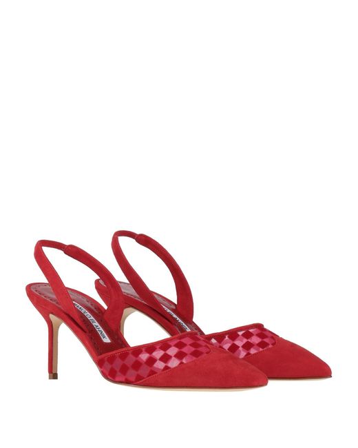 Manolo Blahnik Red Pumps