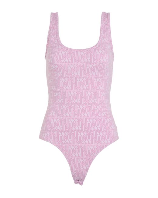 Guess Pink Bodysuit Cotton, Elastane