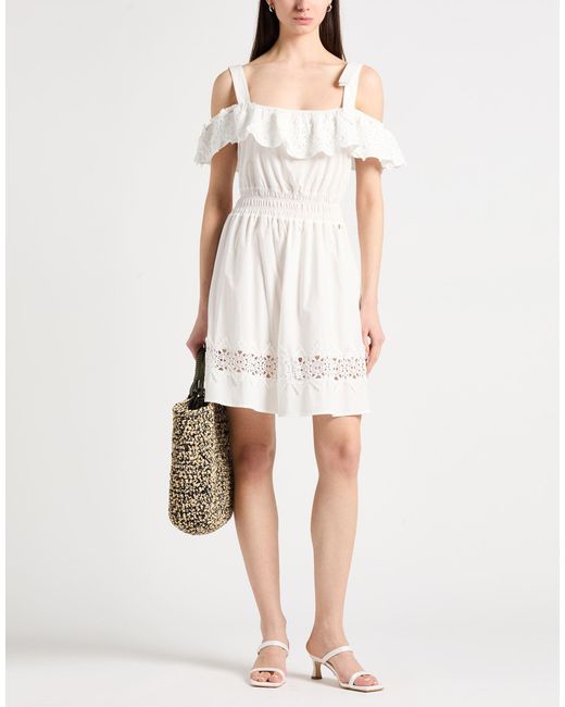 Liu Jo White Mini Dress