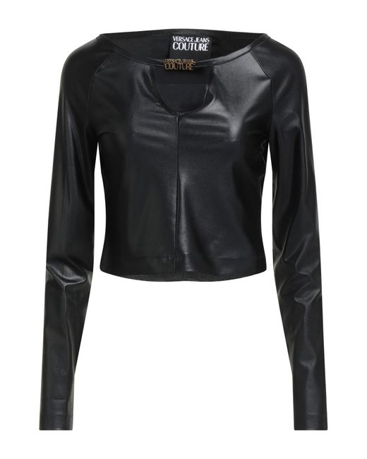 Versace Jeans Couture Black T-Shirt Polyamide, Elastane
