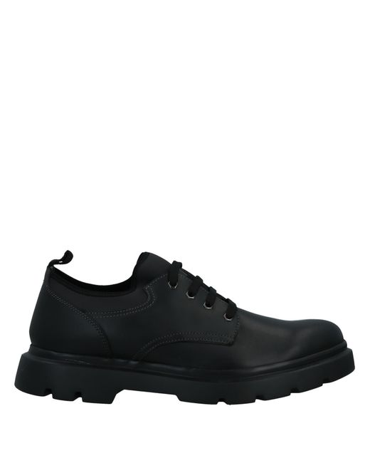 Stringate di Boston in Black da Uomo