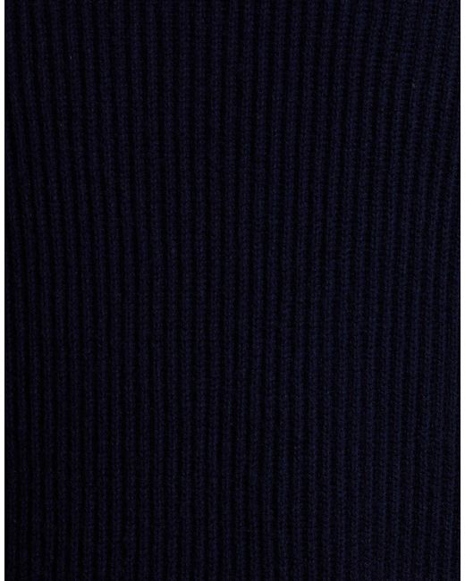 Alpha Studio Blue Turtleneck Wool, Cashmere for men