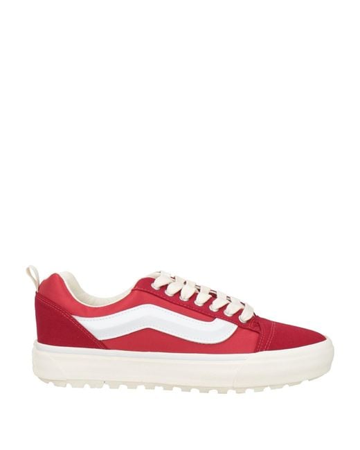 Vans Red Garnet Sneakers Textile Fibers for men