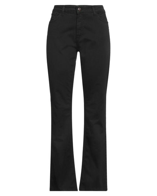 B.yu Black Pants Cotton, Elastane