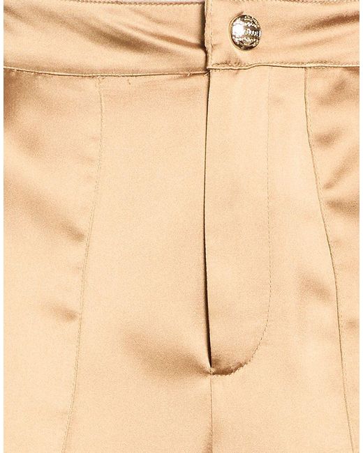 Gaelle Paris Natural Camel Pants Polyester