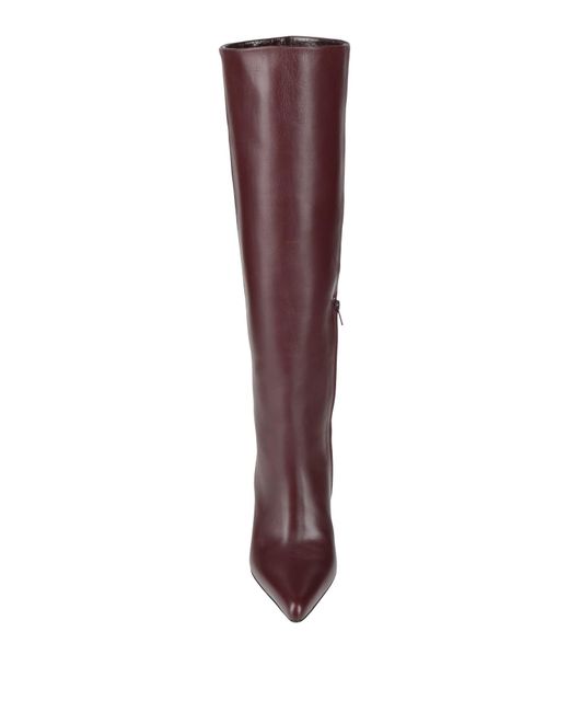 Mugler Brown Boot Leather