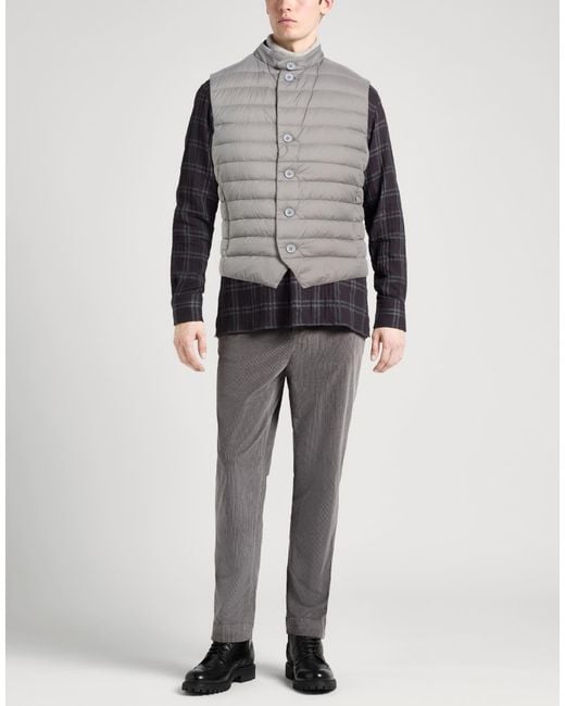 Herno Gray Vest Polyamide, Polyurethane for men