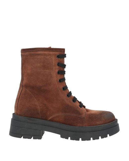 Stele Brown Ankle Boots