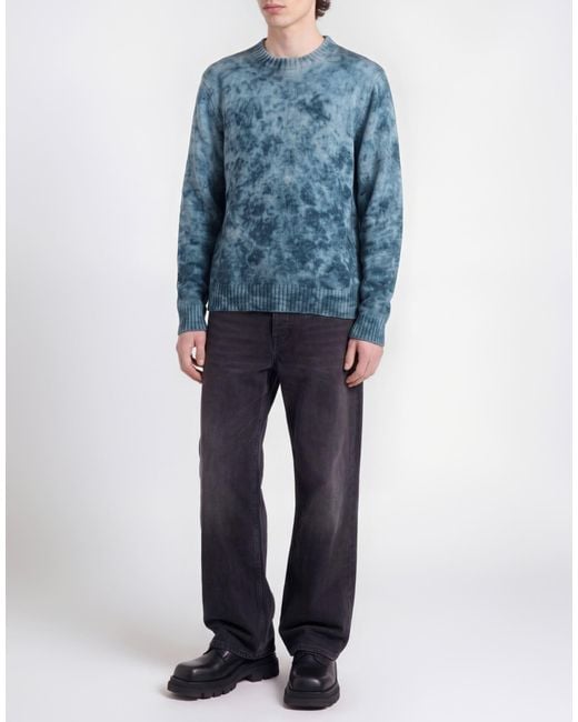 Acne Blue Jumper for men