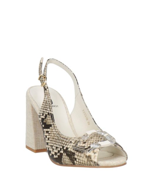 Jeannot White Sandals