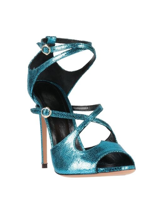 A.Bocca Blue Sandals Leather