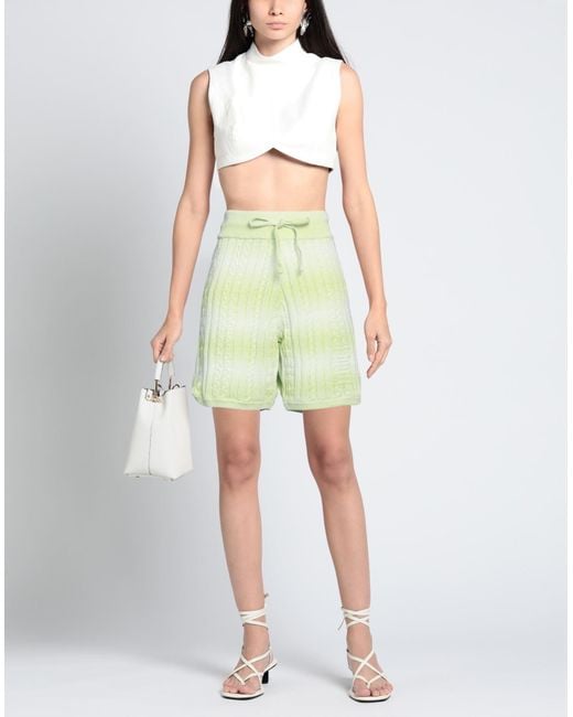 Gcds Yellow Shorts & Bermuda Shorts