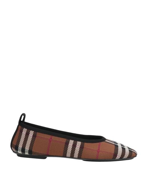 Burberry Women's Brown Ballet Flats
